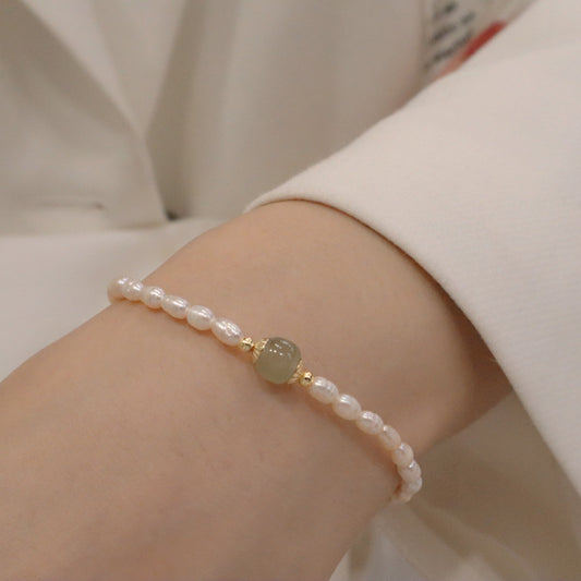 Baroque Female Niche Design Single Simple Bracelet