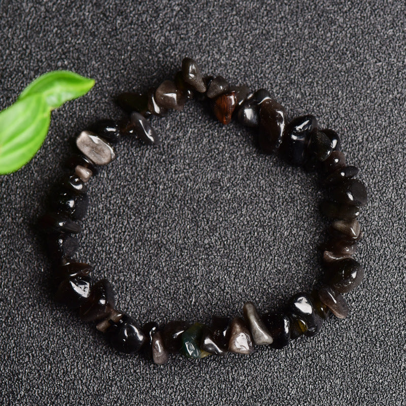 Stone Chain Citrine White-barked Pine Tigereye Trendy Male Female Personality Bracelet