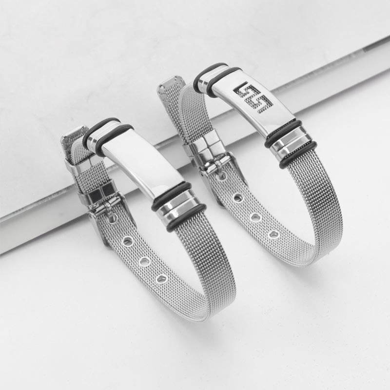 Small Commodity Stainless Steel Strap Niche High-grade Titanium Bracelets