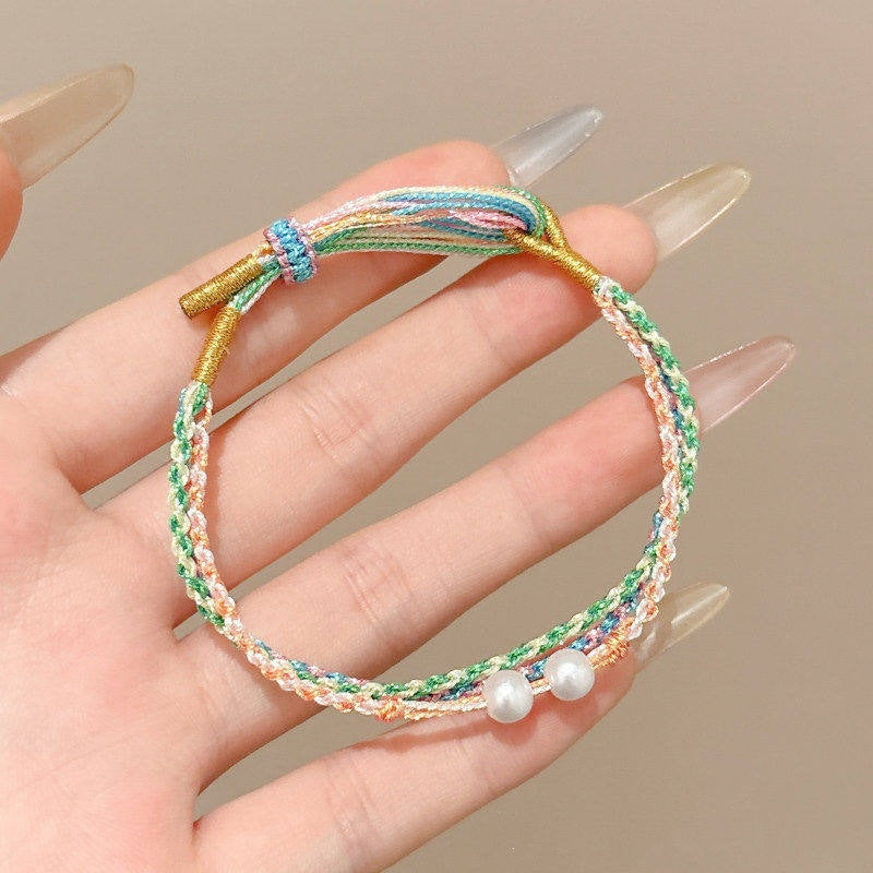 Children's Dragon Boat Festival Colorful Rope Chic Carrying Strap Batch Bracelet