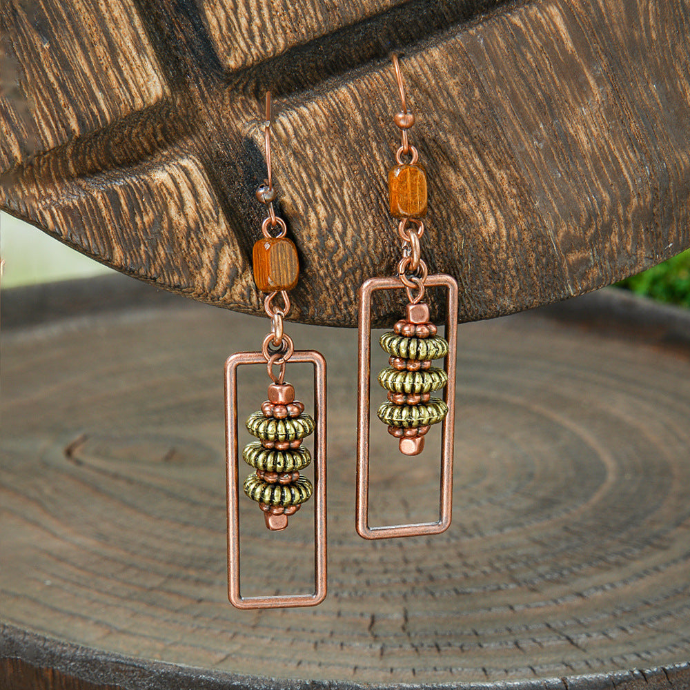 Attractive Antique Bohemian Ethnic Style Handmade Earrings