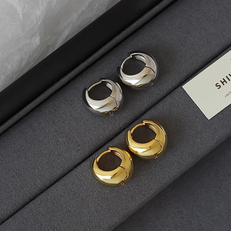 Drop Ear Clip Mild Luxury Retro Earrings
