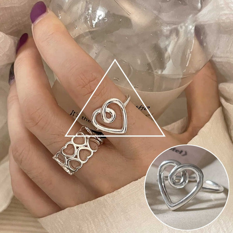 Women's Sweet Key Love Simple Fashion Design Sense Rings