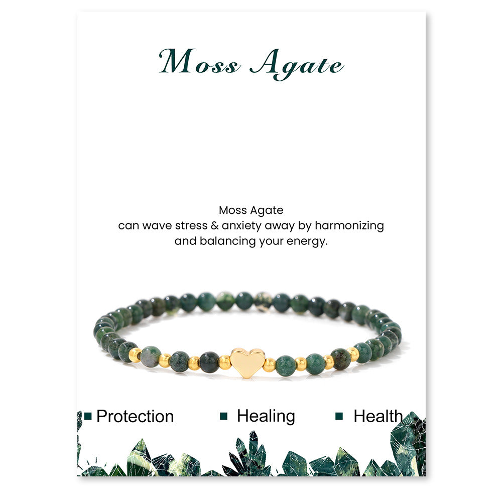 Elastic String Female With Hearts Fairy Bracelets