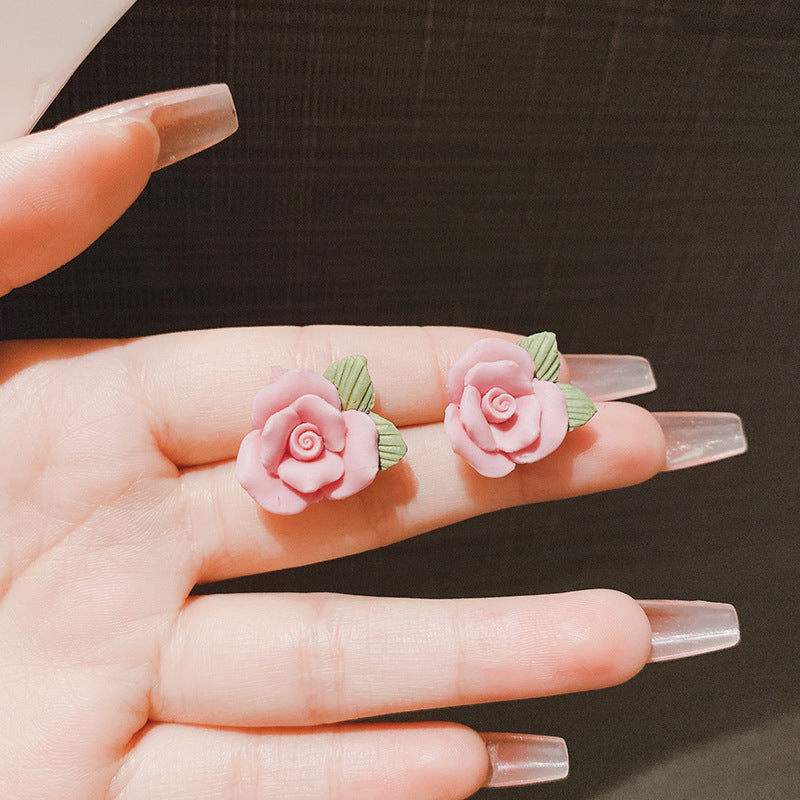 Style Fresh Sweet Camellia Trendy Summer Niche Design Rings
