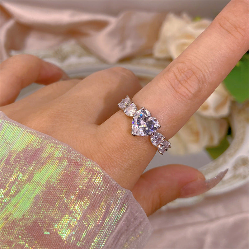 Yuan High-quality Zircon High-grade Color Retaining Open Rings