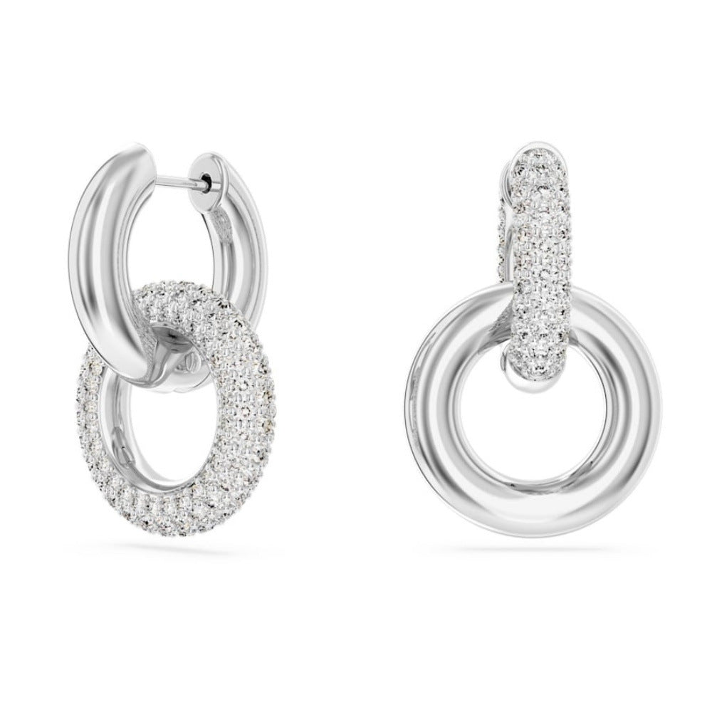 Austrian Crystal Series Double Design Pearl Rings