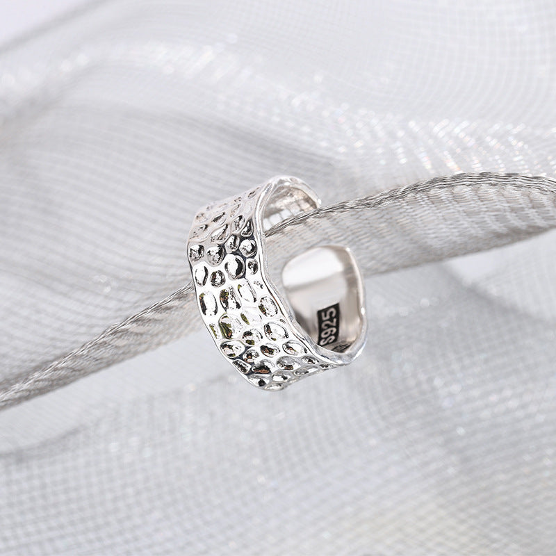 Wide Face Style Irregular With Personality Korean Fashion Ring