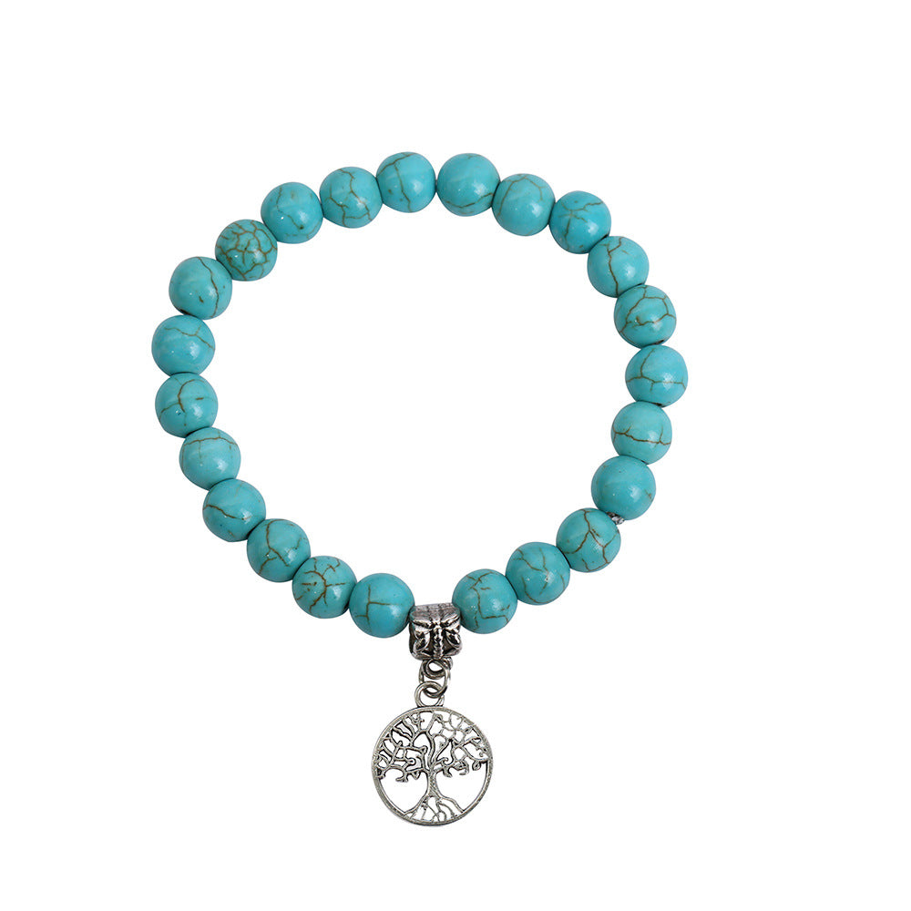 Turquoise Seahorse Starfish Turtle Owl Lucky Bracelet