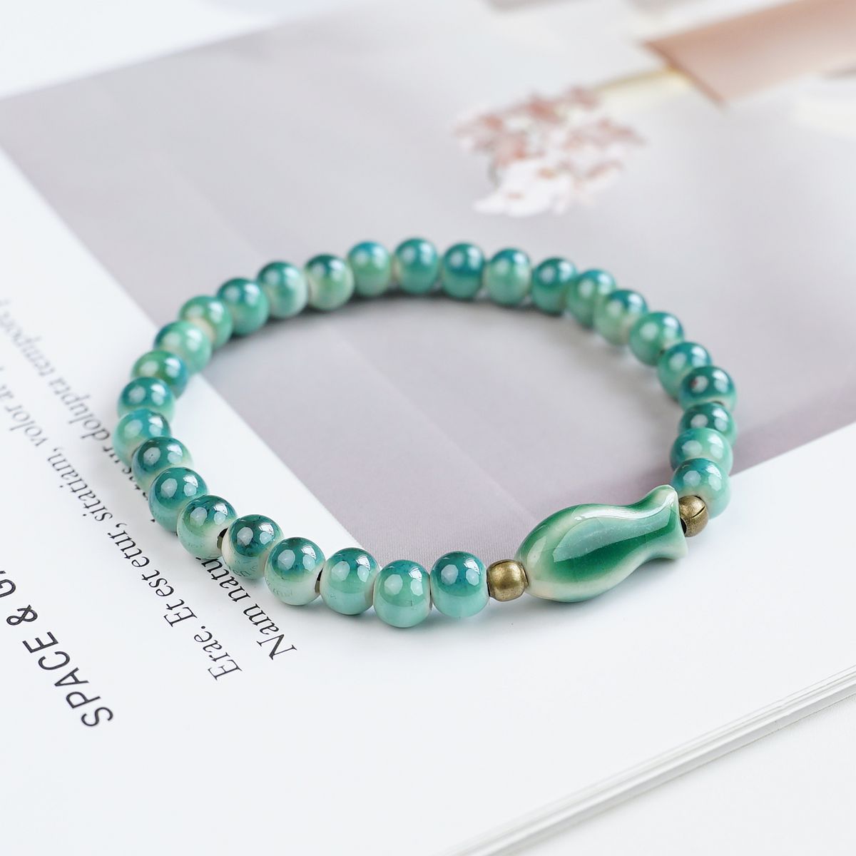 Ceramic National Style Artistic Chinese Design Bracelet