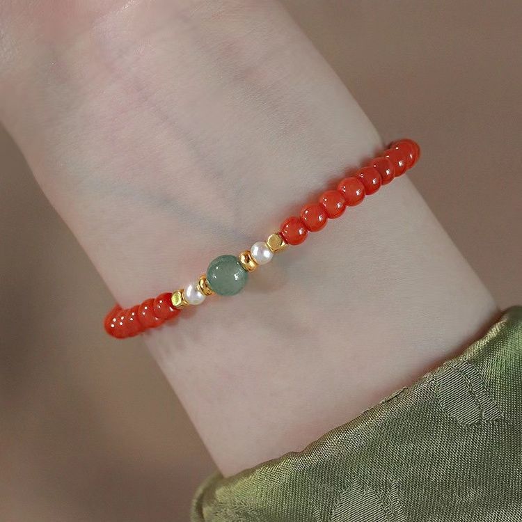 Glass Finished Exquisite Night Market Winter Bracelet