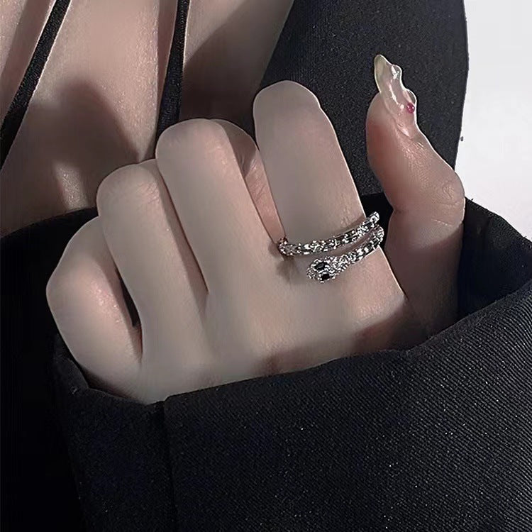 Snake Female Design High Sense Couple Fashion Personalized Index Finger Ring