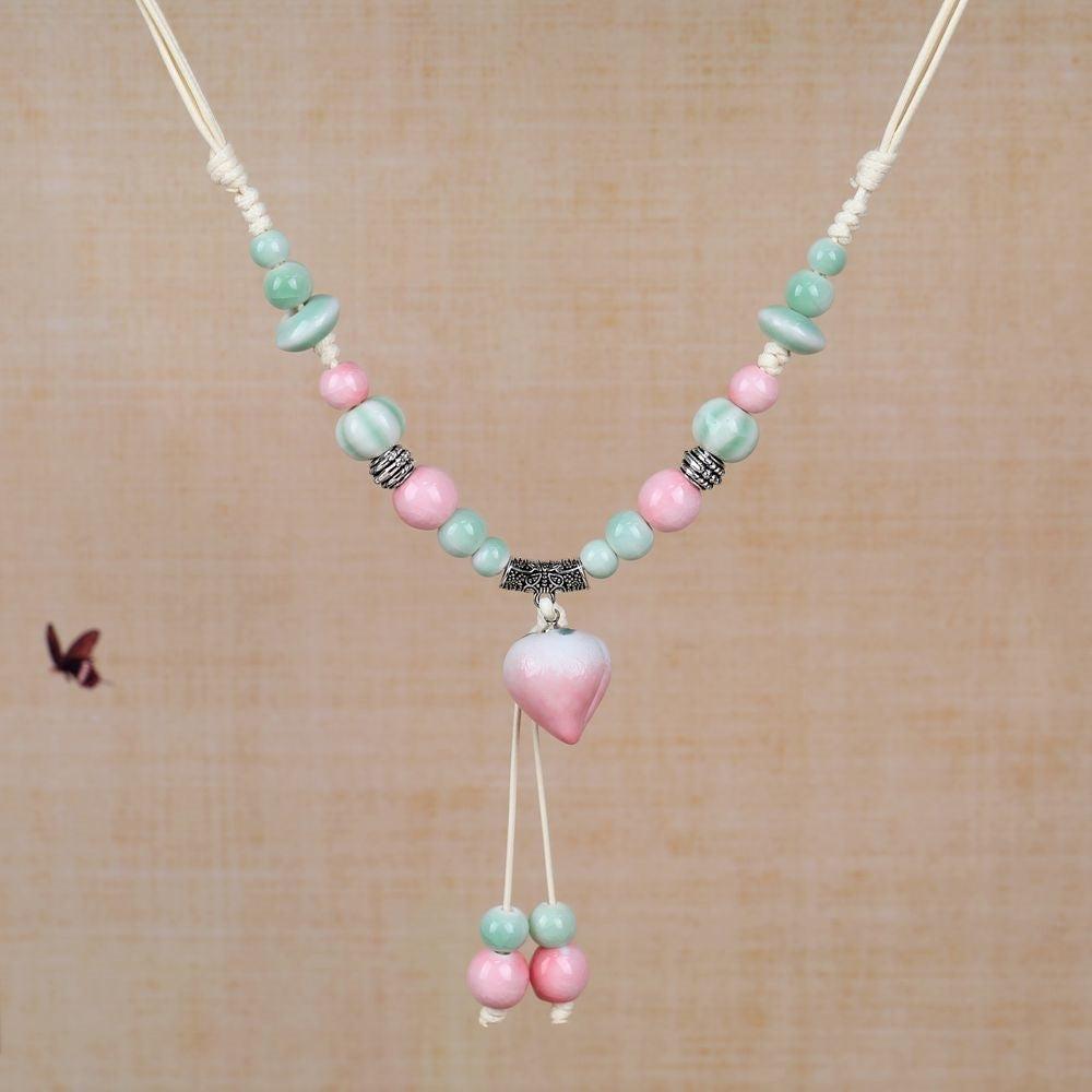 Chinese Ethnic Style Butterfly Niche Ancient Necklaces