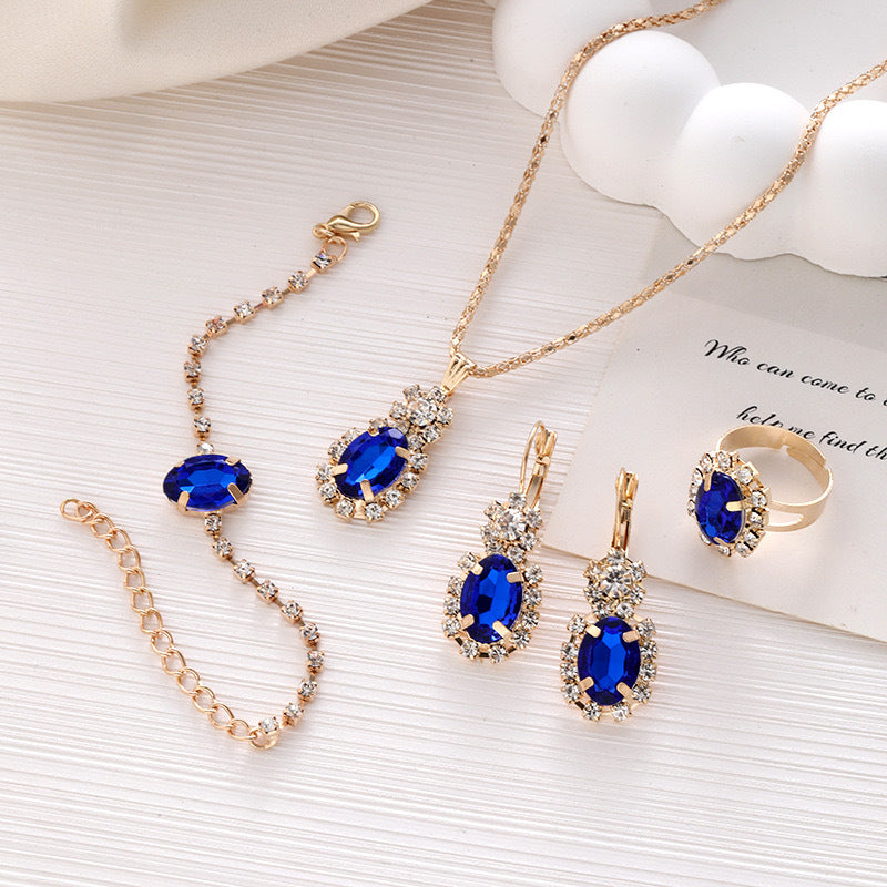 Simple Classic Rhinestone Square Acrylic Ladies Bracelets