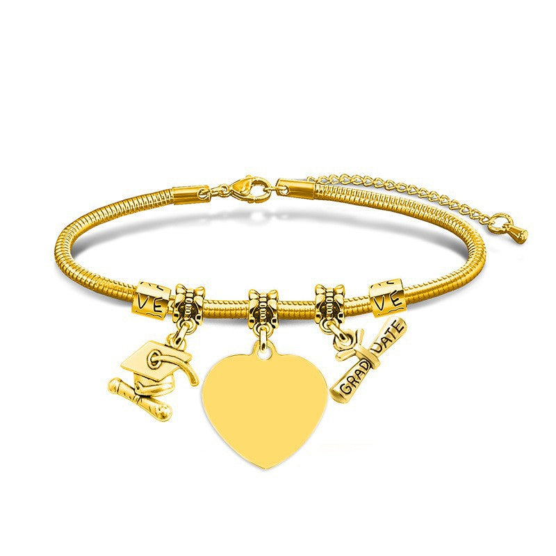 Snake Bone Blank Material Stainless Steel Holiday Gift Bracelets