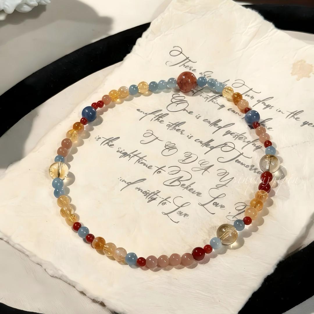 Women's Colorful Pearl Chinese Style Retro Bracelets