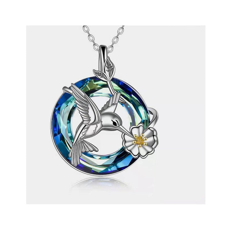 Colorful Crystal Winding Tree Of Life Necklaces