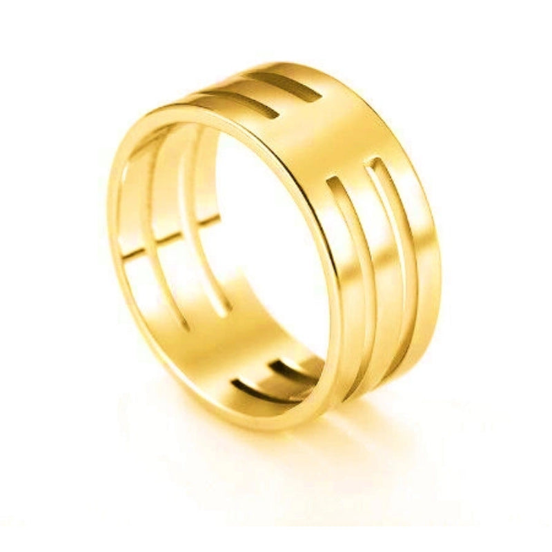 Men's Ornament Simple Temperament Stainless Steel Rings