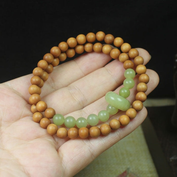 Barbie Sandalwood Tassel National Style Female Artistic Bracelets