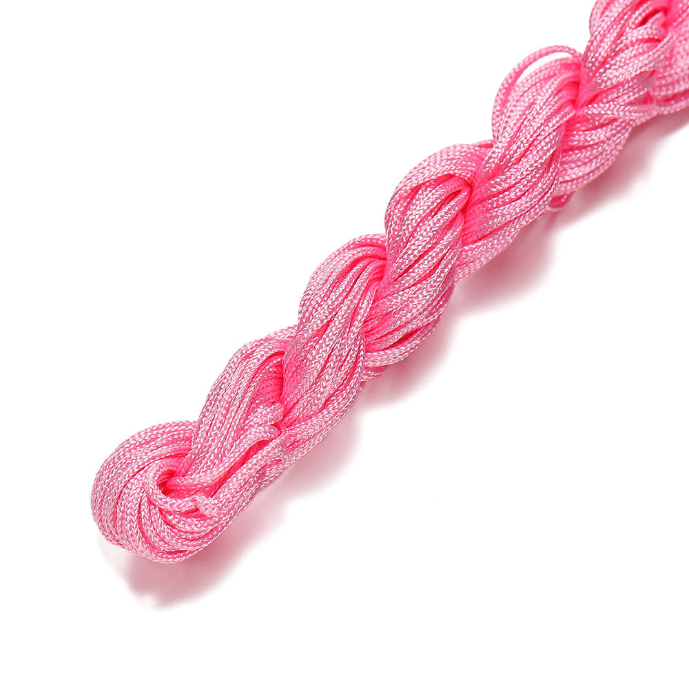 Handmade Braided Jade Strand Red Rope Thread Chinese Knot Hanging Ornaments