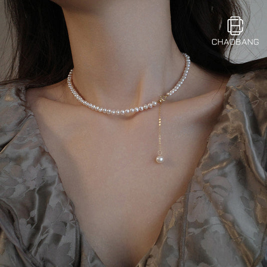 Women's Short Pearl Fashion Temperament Entry Lux Simple Personalized High Necklaces
