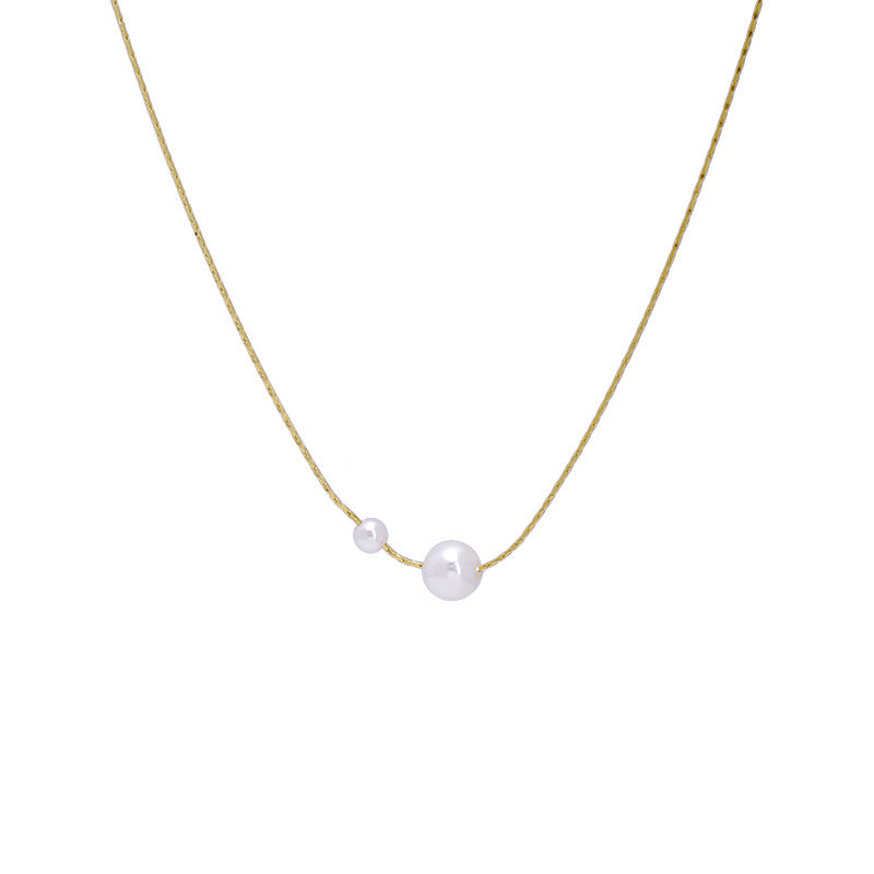 Women's Pearl Sweater Simple Temperament Entry Lux Necklaces