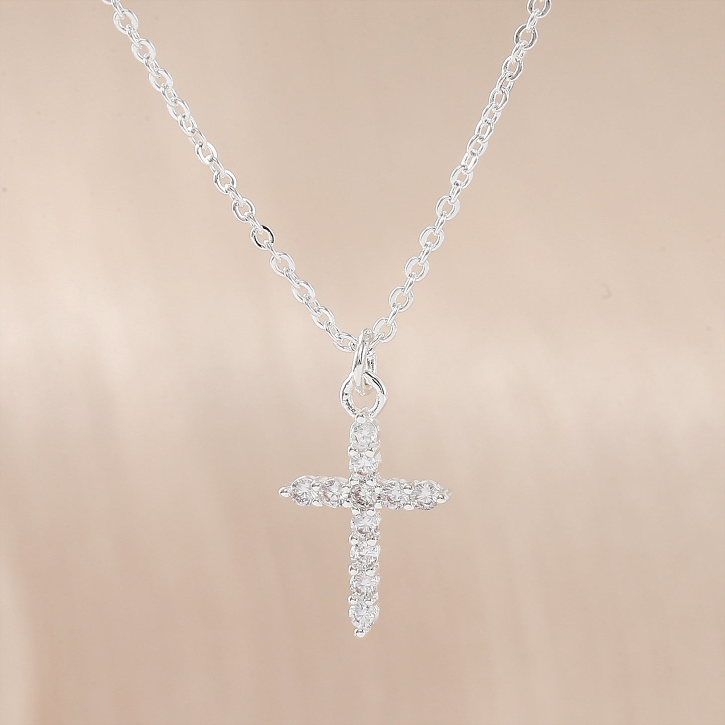 Women's & Men's Trendy Cross Zircon Artistic Retro Necklace