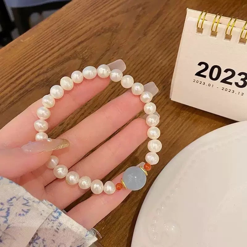 Imitation Pearl Design Elegant High Sense Girlfriends Bracelets