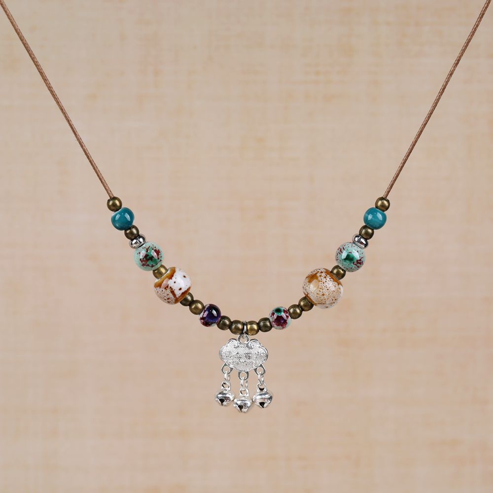 Chinese Ethnic Style Butterfly Niche Ancient Necklaces