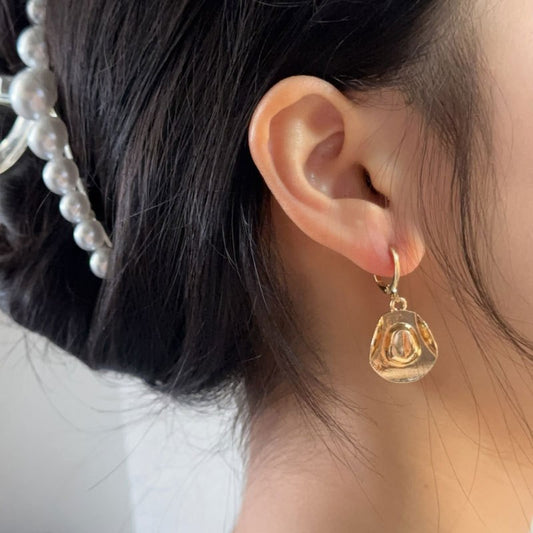 Alloy Cowboy Boot Hat Female Trend Earrings