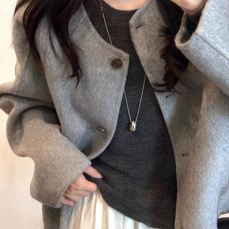 Women's Wind Clavicle Chain Design Love High-grade Necklace