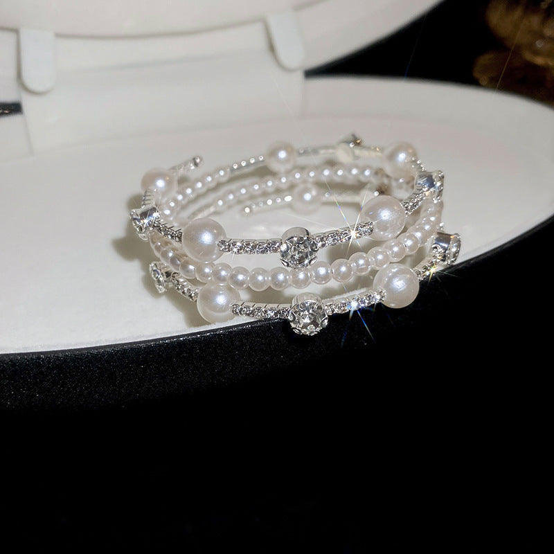 Zircon Fashionable Minimalist Wristband With Touch Of Affordable Bracelet