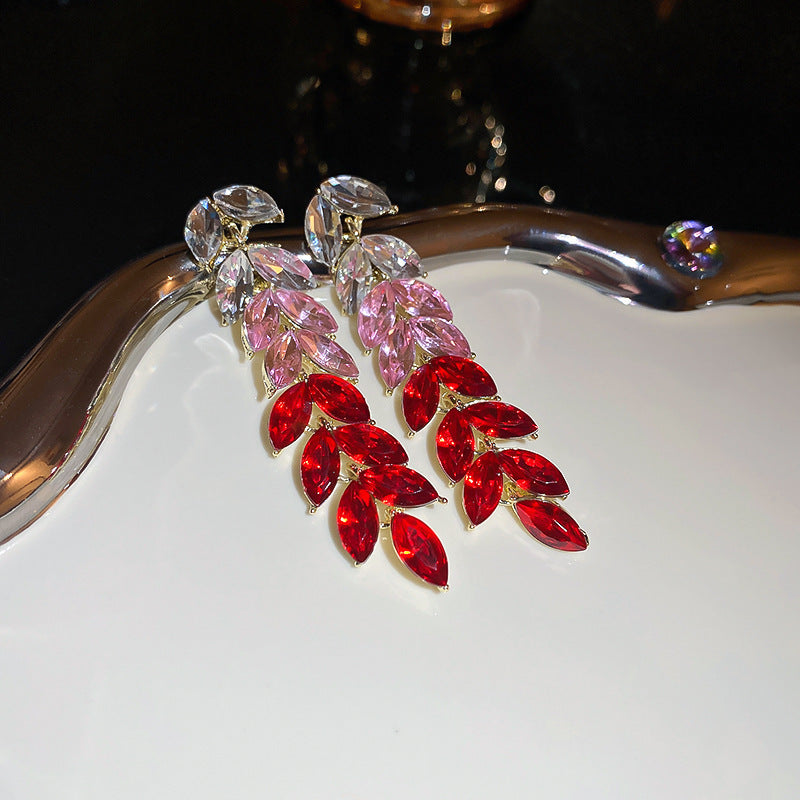 Wheat Tassel Long Fashion Exaggerated Super Earrings