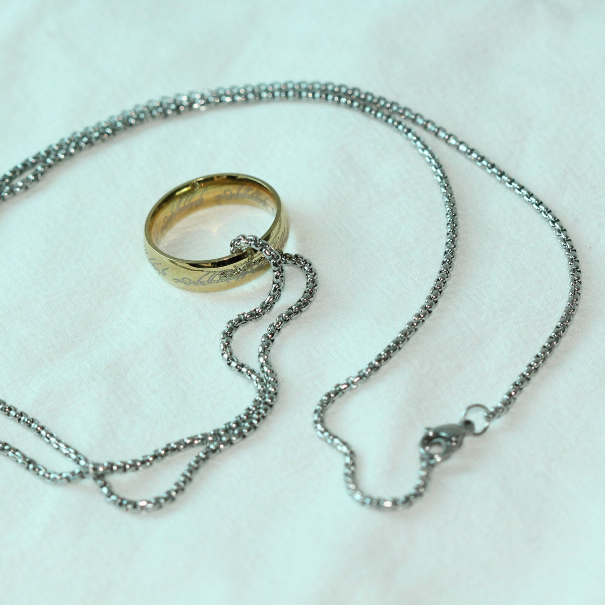 Sweater Chain Pearl The Lord Of Stainless Necklace