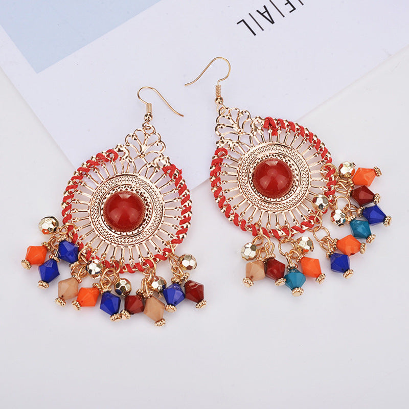 Ethnic Style Travel Holiday Vintage Handmade Earrings