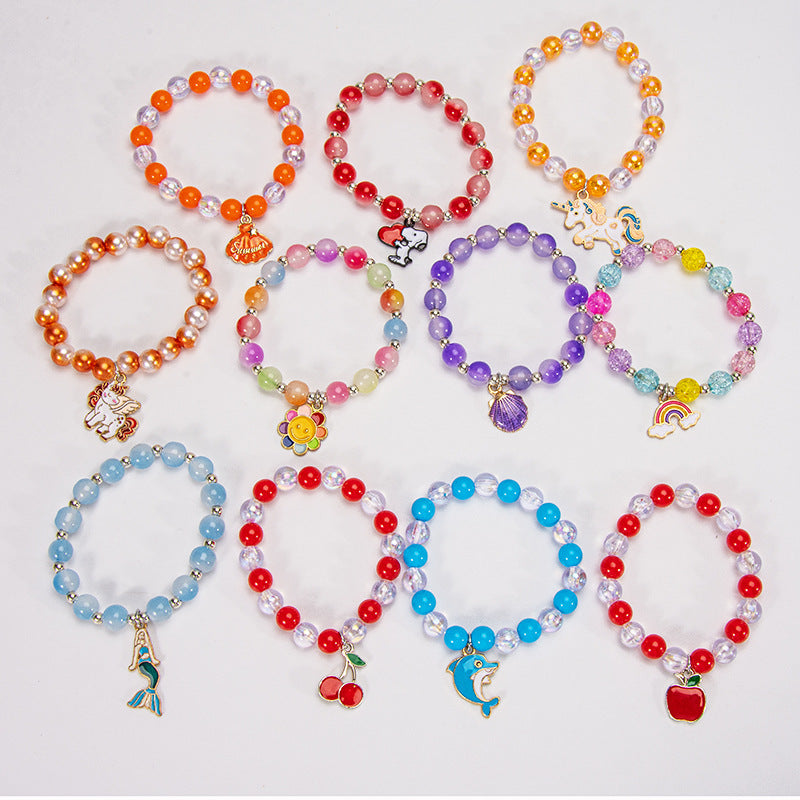 Children's Cartoon Alloy Little Handmade Dolphin Bracelet