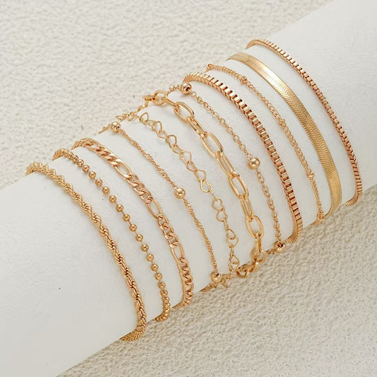 Women's Bohemian Minimalist Metal Chain Suit Bracelet
