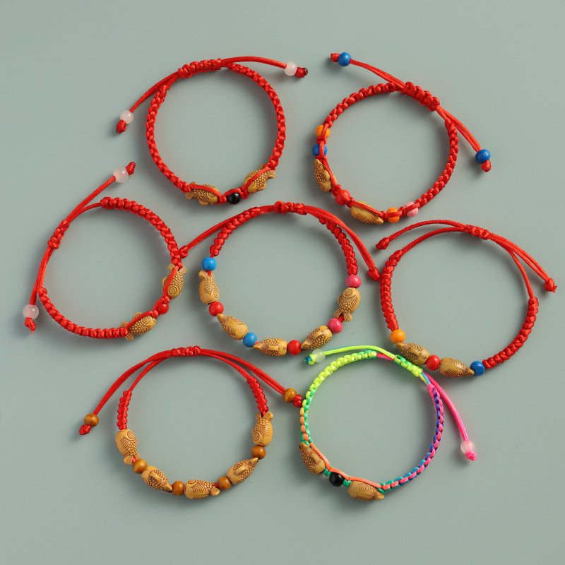 Red Rope Hand-woven Small Gift Online Store Bracelets