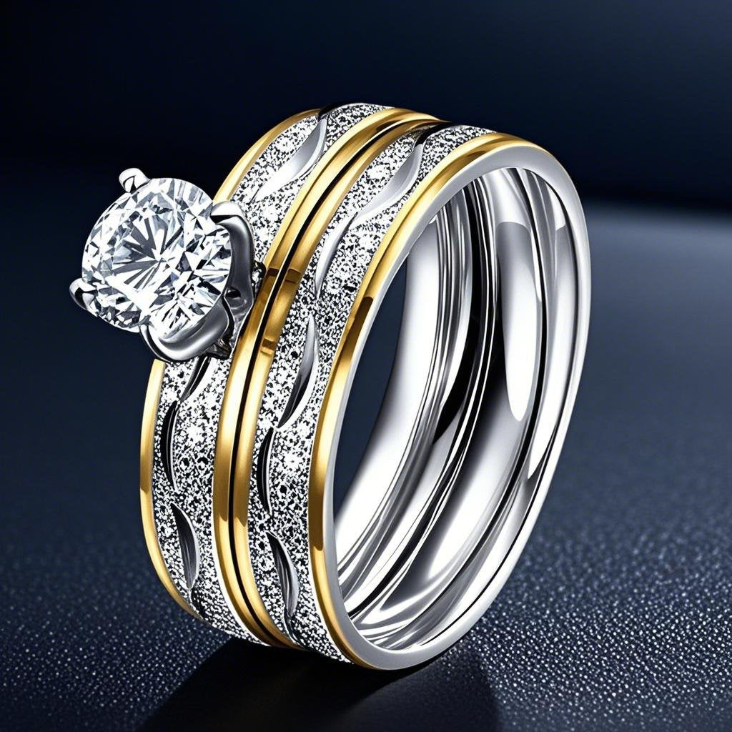 Men's Stainless Steel Minority Fashion Cold Batch Of Flower Ring
