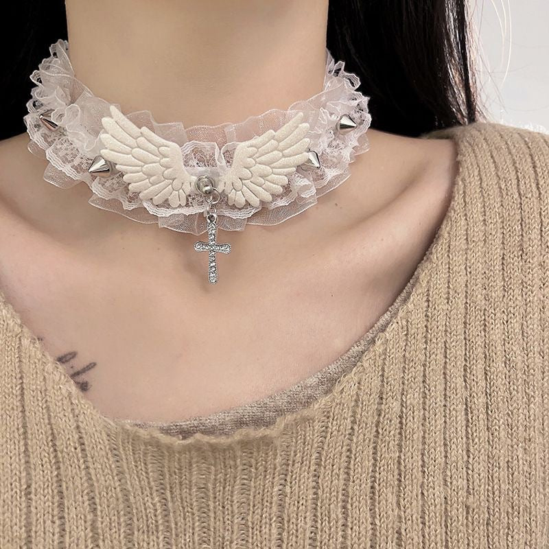 Love Female Sexy Neck Clavicle Chain Leg High Sense Necklet Collar