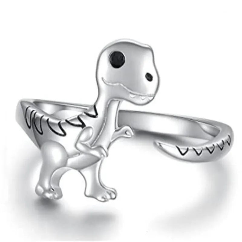 Cute Dinosaur Love Gift Personalized Jurassic Era Ring