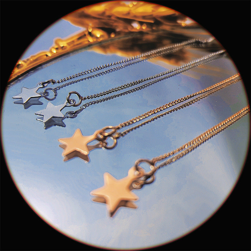 Creative Star Ear Line Fairy Temperamental Simple Style Long Tassel Stud Earrings
