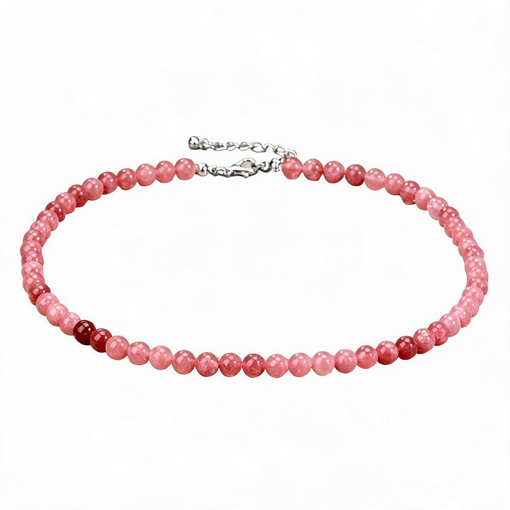 Women's Bohemian Colorful Natural Stone Beaded Twin Necklace
