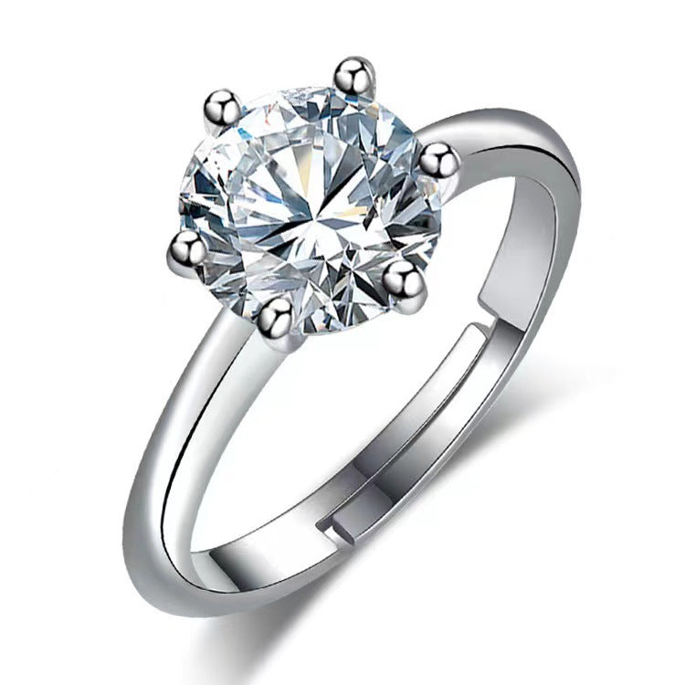 Streaming On Moissanite Female Affordable Luxury Fashion Rings