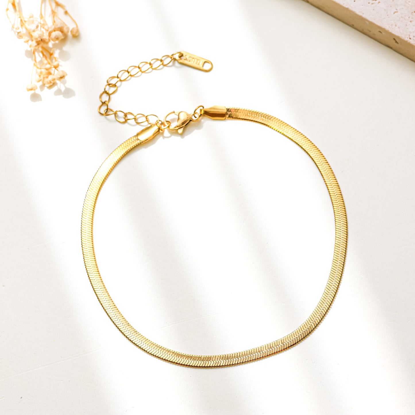 Stainless Steel Blade Chain Like Flat Bracelets