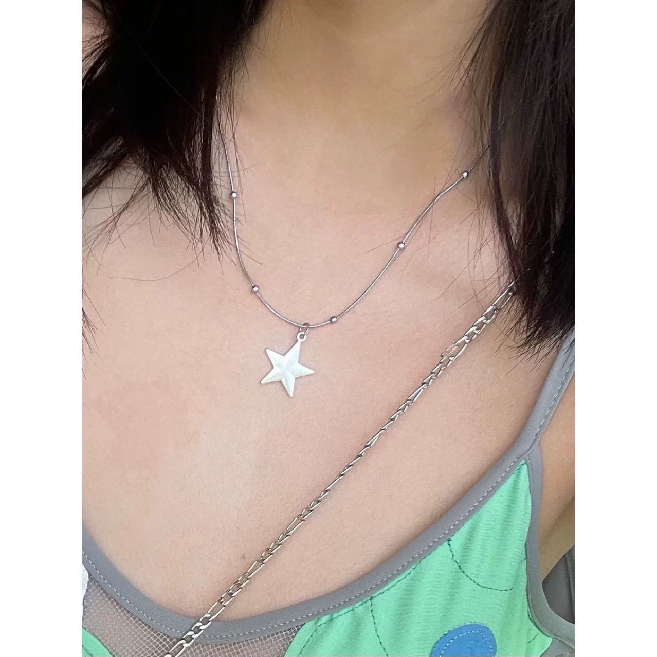 Clavicle Chain Female Titanium Steel Color Necklaces