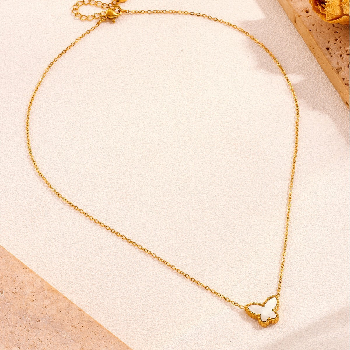 Butterfly Three-piece Simple Mori Style Ear Necklaces