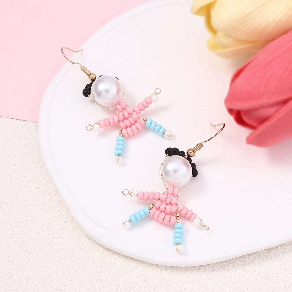 Beaded 3d Special Niche Funny Cute Ear Hook