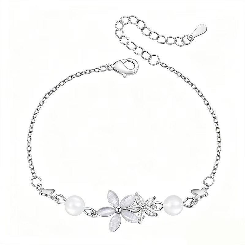 Fruit Bubble Opal Flower Butterfly Light Luxury Bracelet