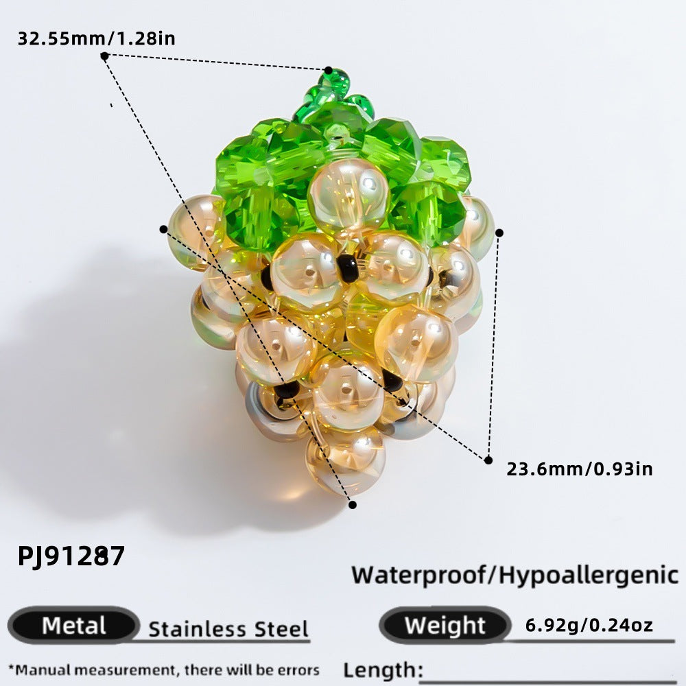 Classy Stylish Stainless Steel Gold-plated Design Jewelry Accessories